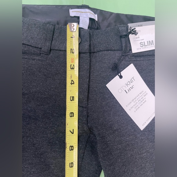 Slim Classic Dark Gray Women's pants size 0 petite NWT - Picture 14 of 14